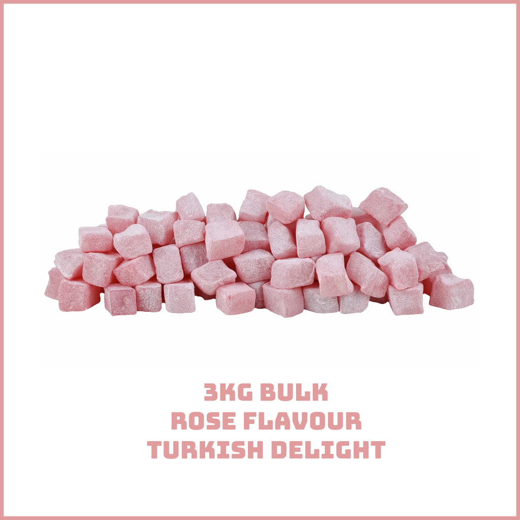 3kg Rose Flavour Bulk Turkish Delight