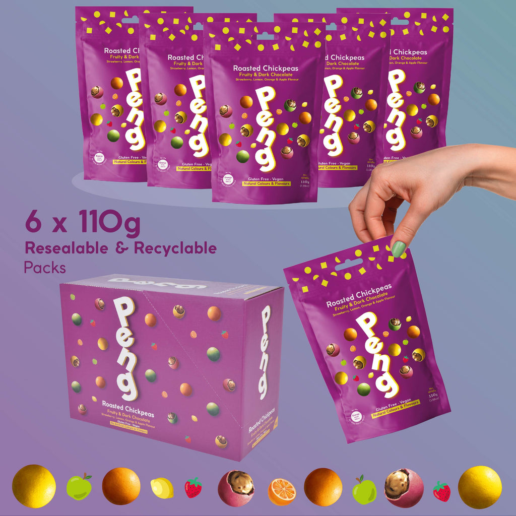 110g PENG Fruity Candy & Dark Chocolate Roasted Chickpeas