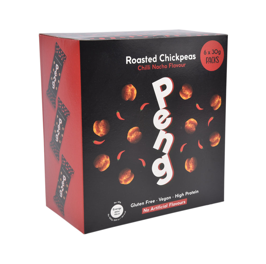 Multipack 6 x 30g PENG Chilli Nacho Flavour Roasted Chickpeas