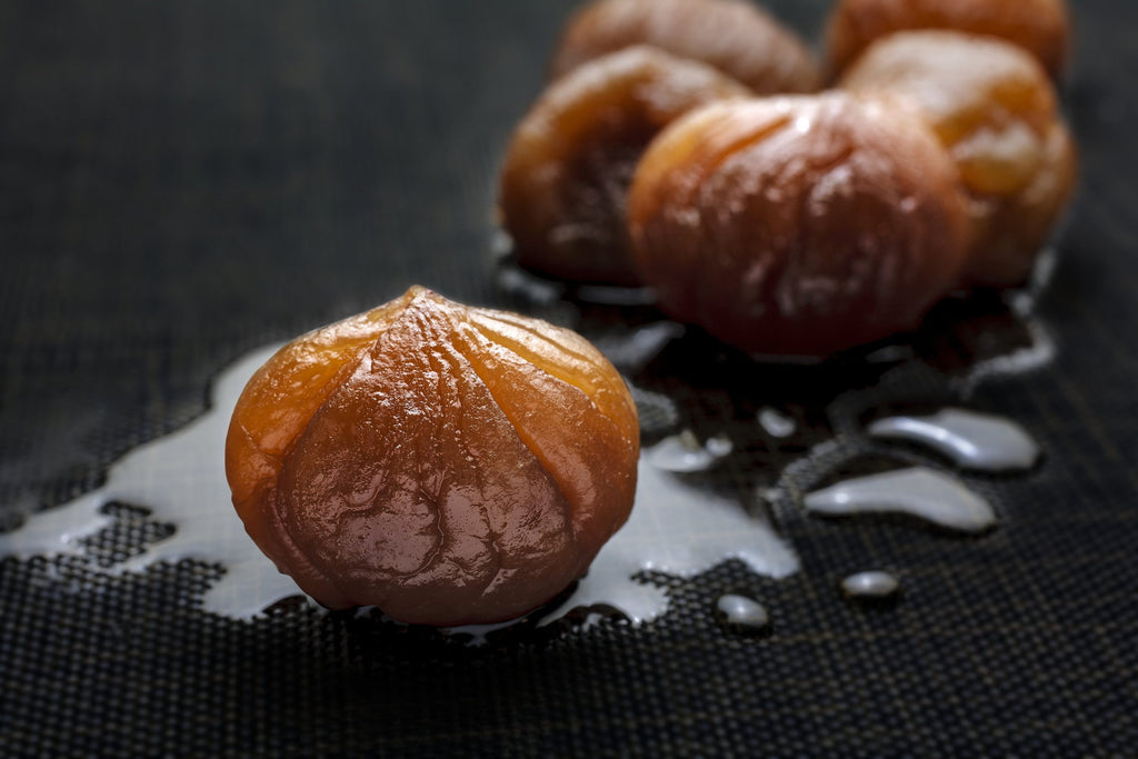 Recipe for Marron Glacés, candied chestnuts