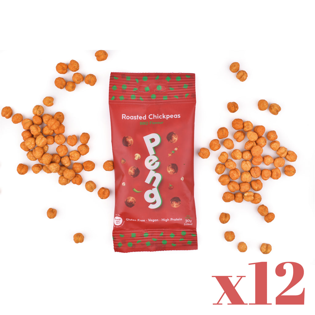 12 x 30g PENG BBQ Flavour Roasted Chickpeas